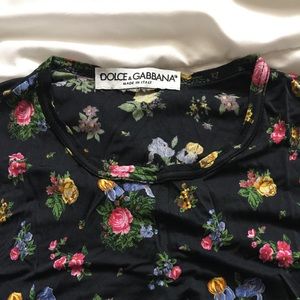 Dolce&Gabbana floral tank top